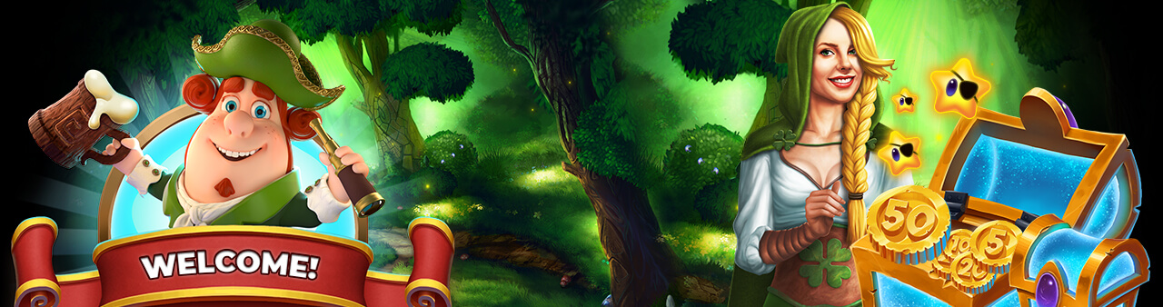 Patrick Spins Casino welcome bonus banner